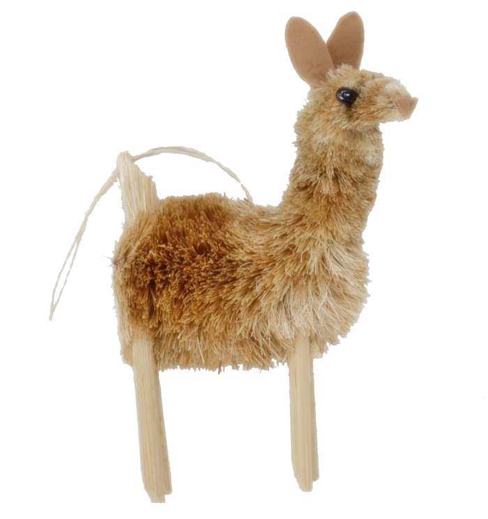 Brushart Bristle Brush Ornament Llama